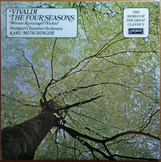 Vivaldi* / Werner Krotzinger, Stuttgart Chamber Orchestra*, Karl Münchinger : The Four Seasons (LP, Album, RE)