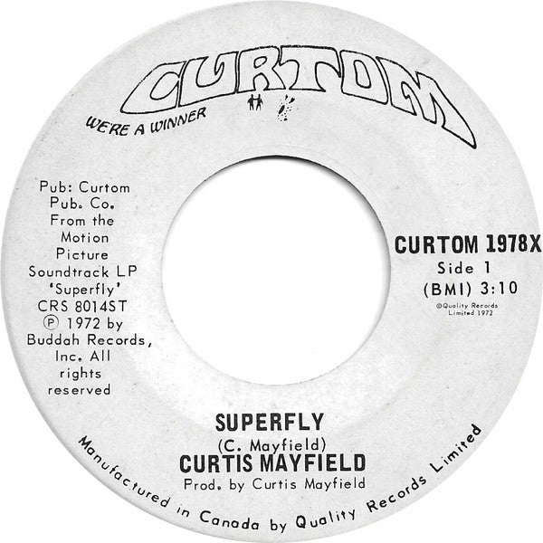 Curtis Mayfield : Superfly / Underground (7", Single)