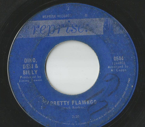 Dino, Desi & Billy : If You're Thinkin' What I'm Thinkin' / Pretty Flamingo (7")