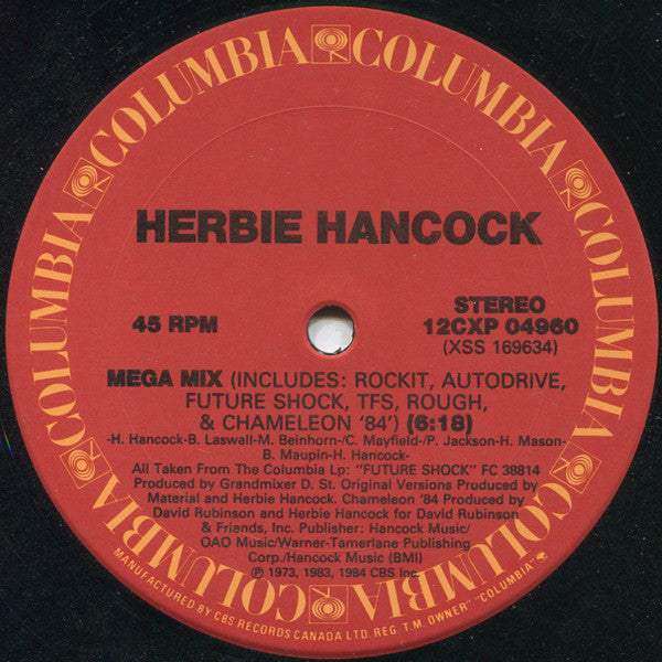 Herbie Hancock : Megamix (12")