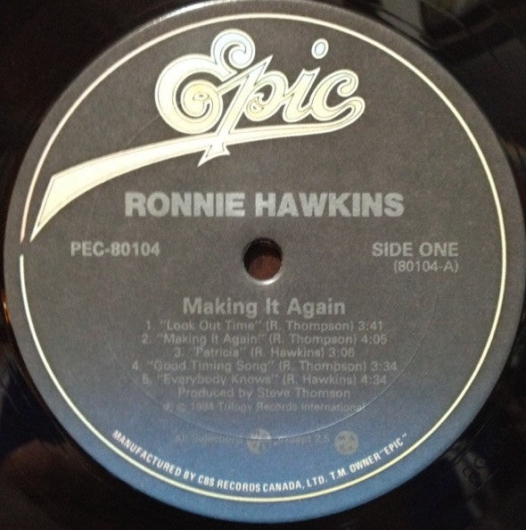 Ronnie Hawkins : Making It Again (LP, Album)