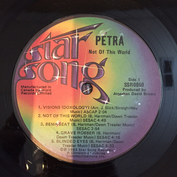 Petra (9) : Not Of This World (LP, Album)