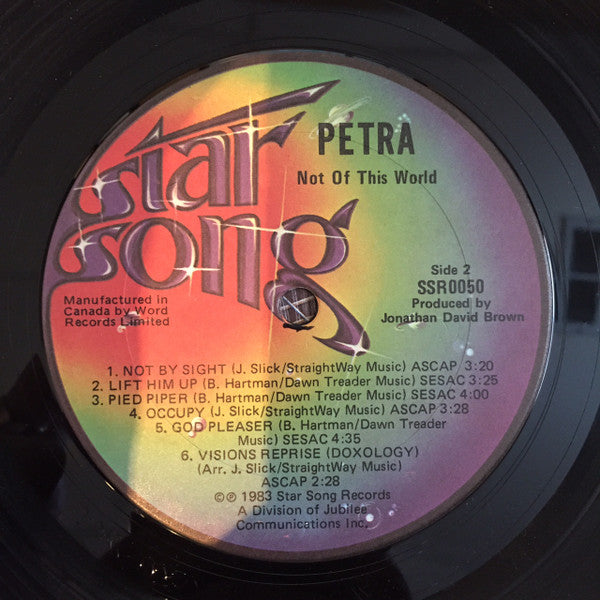 Petra (9) : Not Of This World (LP, Album)