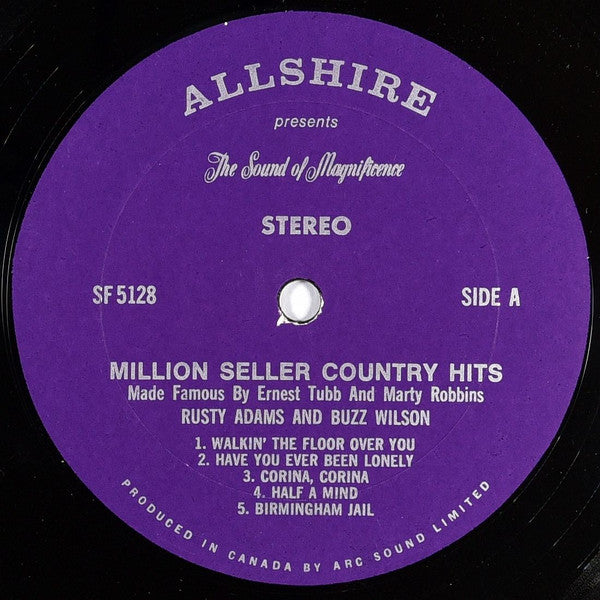Rusty Adams (2), Buzz Wilson : Country Hits Made Famous By Ernest Tubbs And Marty Robbins (LP)