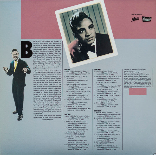 Jackie Wilson : The Jackie Wilson Story (2xLP, Comp)