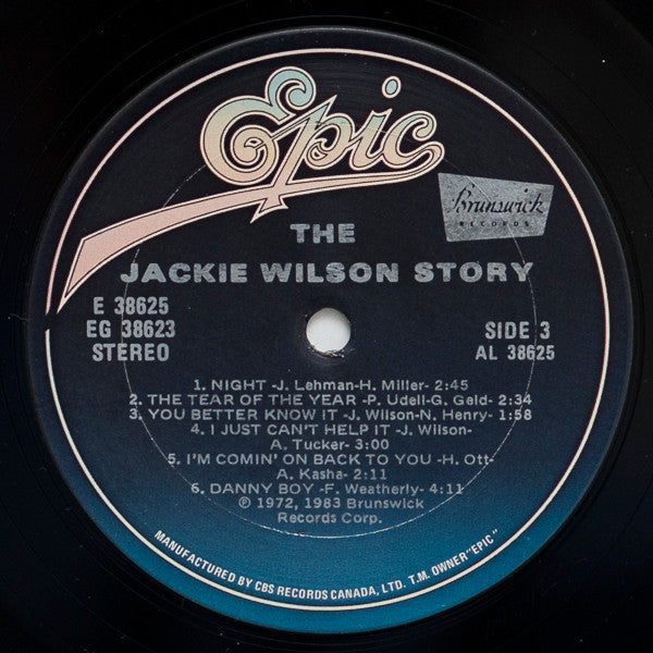 Jackie Wilson : The Jackie Wilson Story (2xLP, Comp)