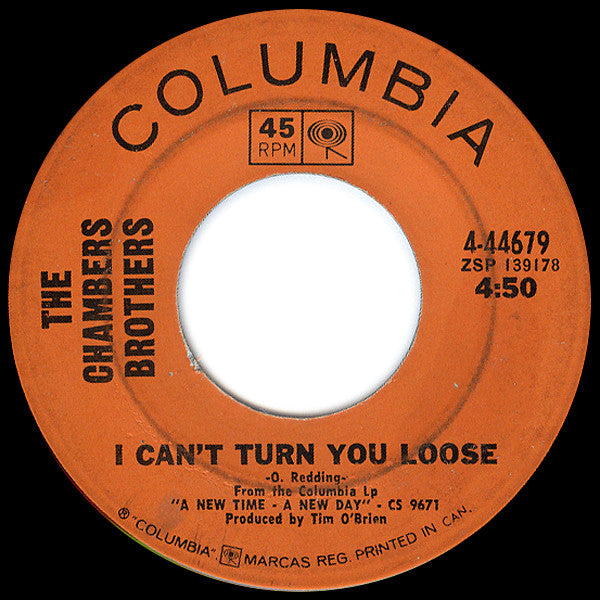 The Chambers Brothers : I Can't Turn You Loose / Do Your Thing (7", Single)