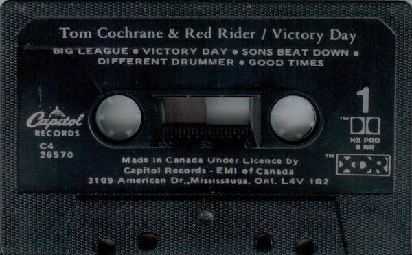 Tom Cochrane & Red Rider : Victory Day (Cass, Album)
