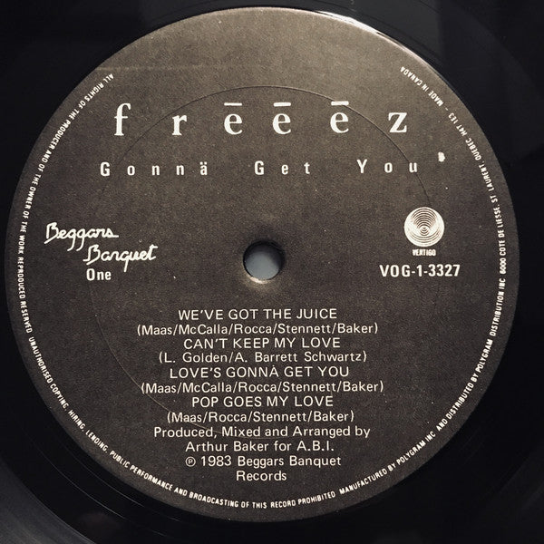 Freeez : Gonna Get You (LP, Album)