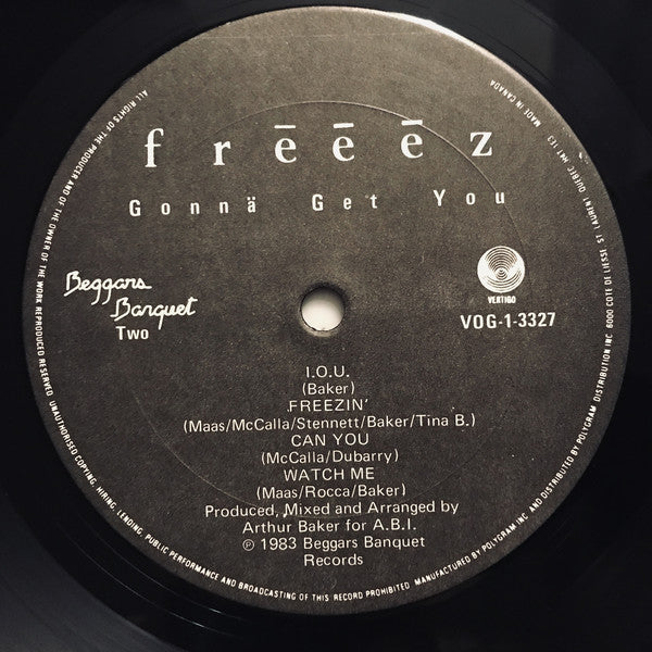 Freeez : Gonna Get You (LP, Album)
