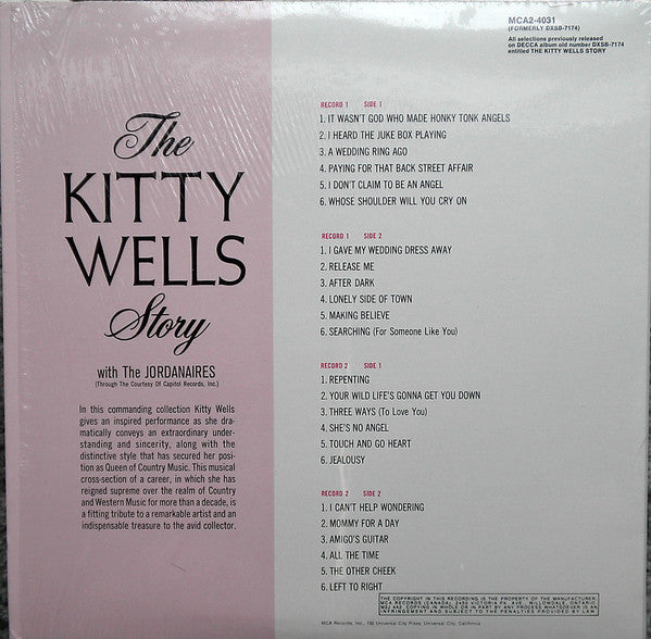 Kitty Wells : The Kitty Wells Story (2xLP, Comp, RE)