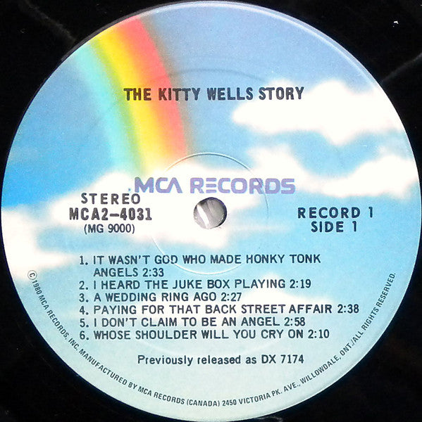 Kitty Wells : The Kitty Wells Story (2xLP, Comp, RE)
