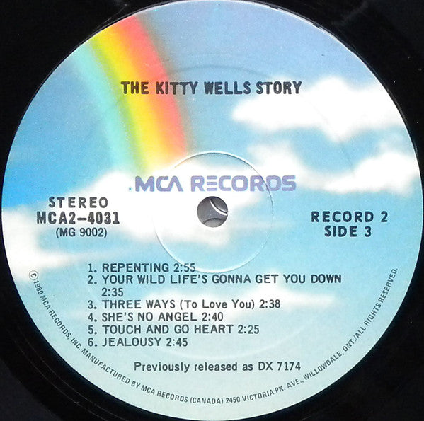 Kitty Wells : The Kitty Wells Story (2xLP, Comp, RE)