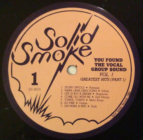 Various : You Found The Vocal Group Sound Volume 1 (LP, Comp)