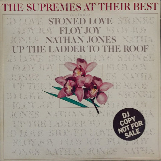 The Supremes : The Supremes At Their Best (LP, Comp, Promo)