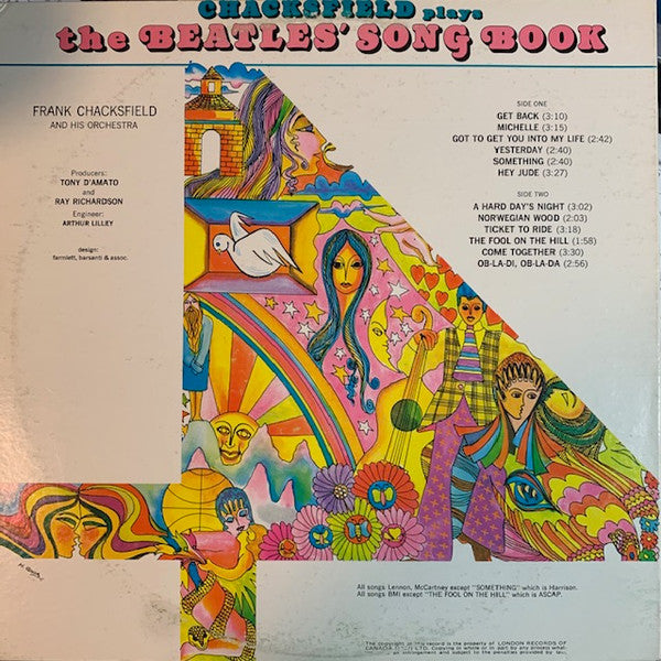 Frank Chacksfield & His Orchestra : Chacksfield Plays The Beatles' Song Book (LP, Album)