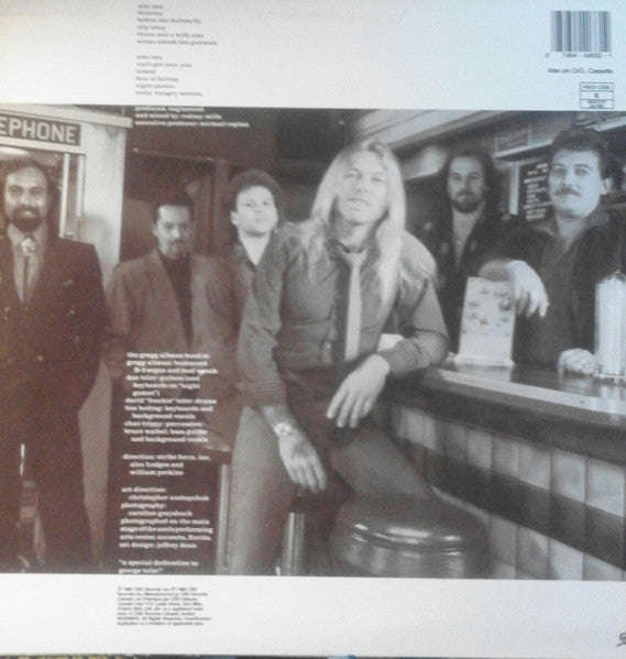 The Gregg Allman Band : Just Before The Bullets Fly (LP, Album)