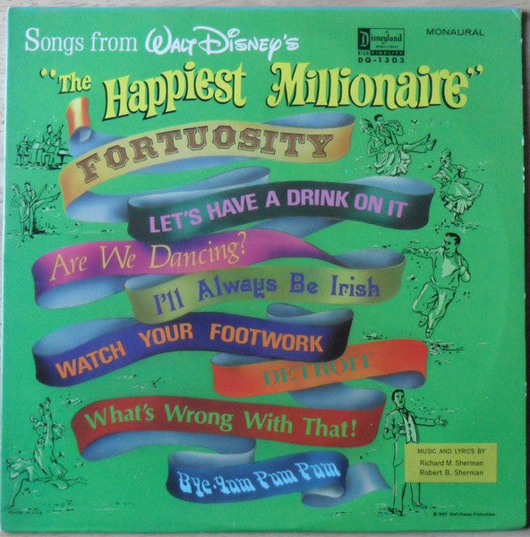 Various : Songs From Walt Disney's The Happiest Millionaire (LP, Album, Mono)