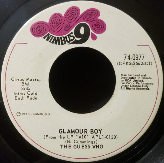 The Guess Who : Glamour Boy (7", Single)