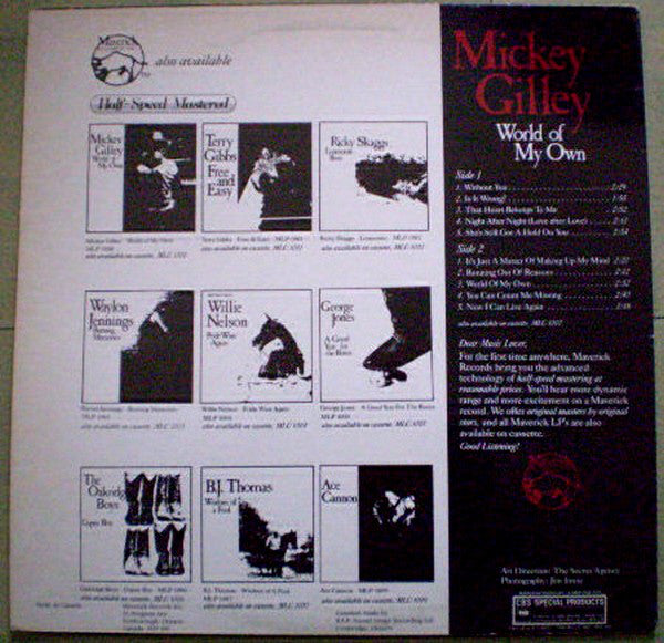 Mickey Gilley : World Of My Own  (LP, Album, Hal)