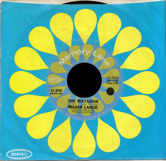 Major Lance : The Matador / Hey Little Girl (7", RE)