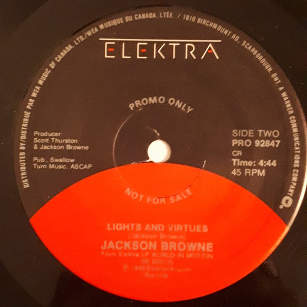 Jackson Browne : Anything Can Happen (7", Single, Promo)