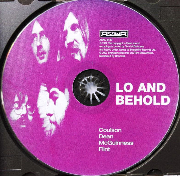 Coulson, Dean, McGuinness, Flint* : Lo And Behold (CD, Album, RE)