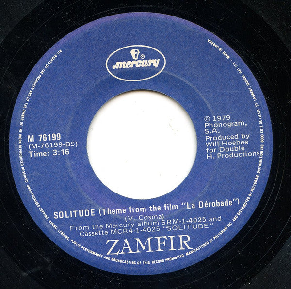 Gheorghe Zamfir : Blue Navajo (7", Single)