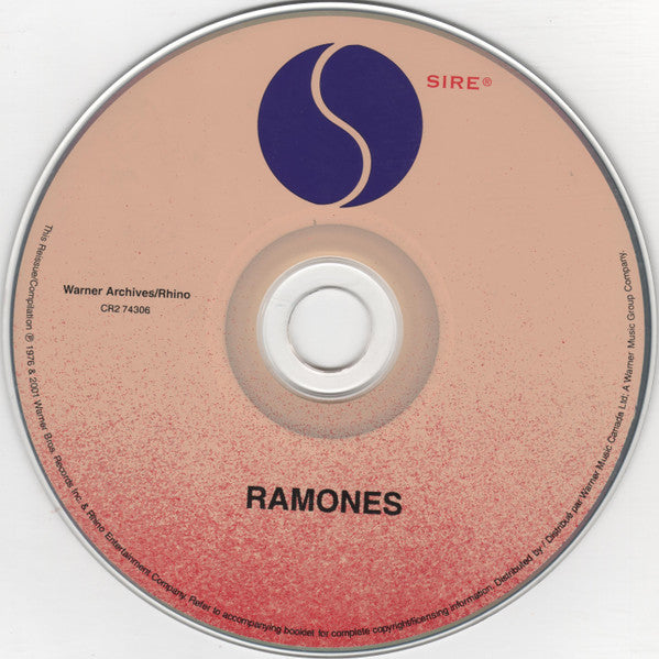 Ramones : Ramones (CD, Album, Club, RE, RM)