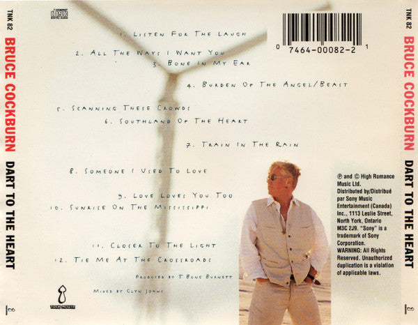 Bruce Cockburn : Dart To The Heart (CD, Album)
