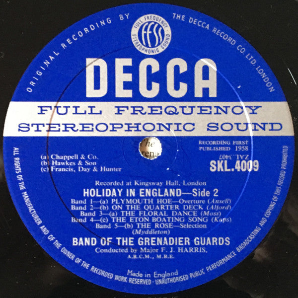 Band Of The Grenadier Guards* : Holiday In England (LP)