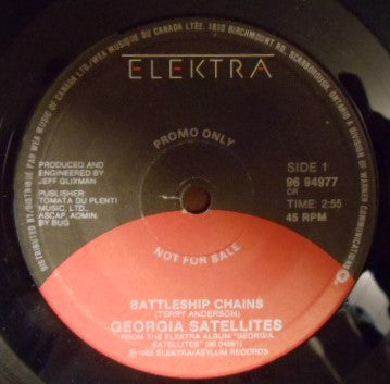The Georgia Satellites : Battleship Chains (7", Single, Promo)