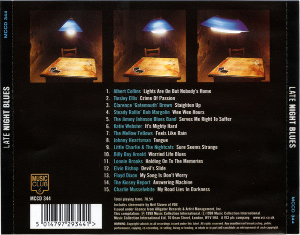 Various : Late Night Blues (CD, Comp)
