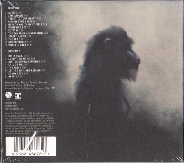 Lou Reed : Animal Serenade (2xCD, Album, Gat)