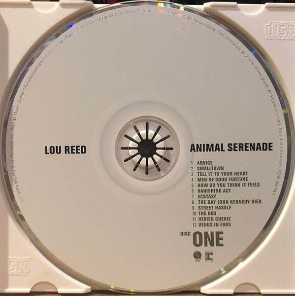 Lou Reed : Animal Serenade (2xCD, Album, Gat)