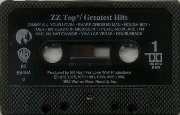 ZZ Top : Greatest Hits (Cass, Comp, Dol)