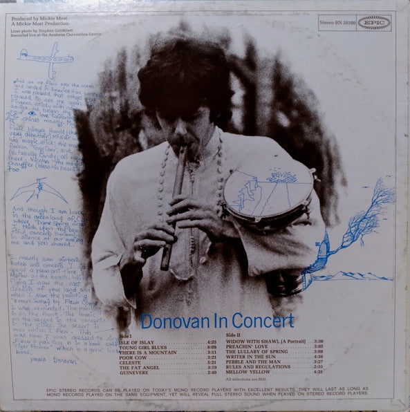 Donovan : Donovan In Concert (LP, Album)