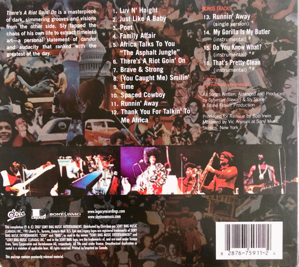 Sly & The Family Stone : There's A Riot Goin' On (CD, Album, RE, RM, Dig)