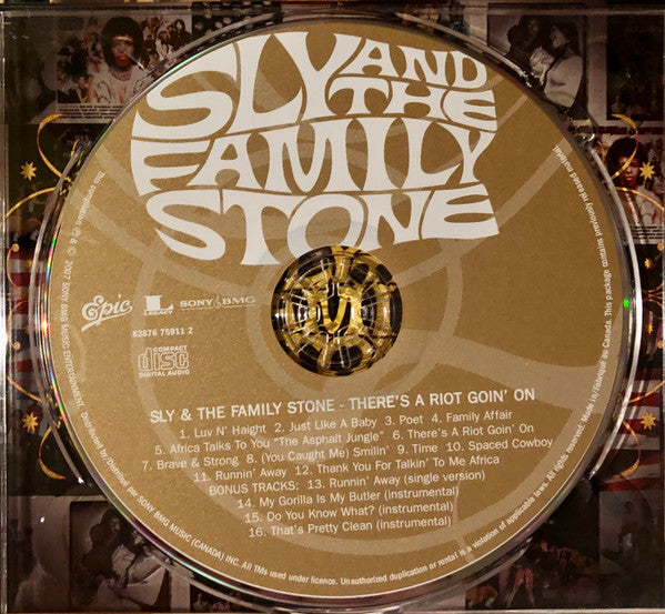 Sly & The Family Stone : There's A Riot Goin' On (CD, Album, RE, RM, Dig)