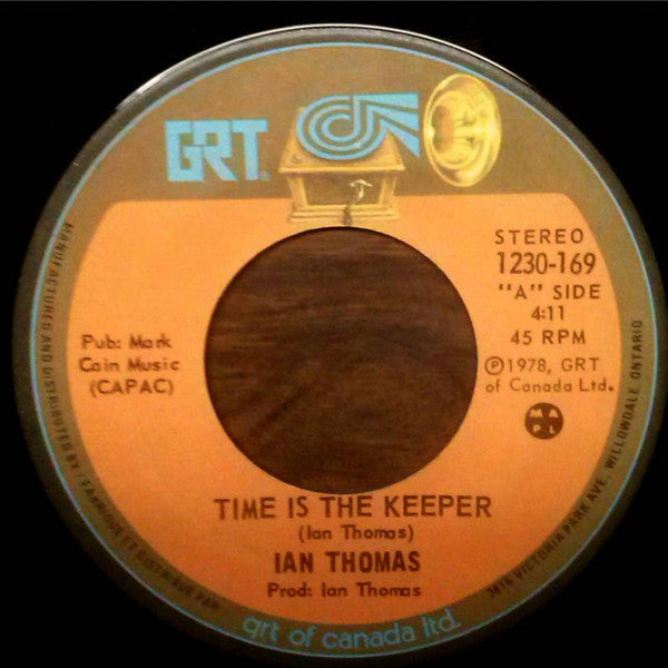 Ian Thomas (2) : Time Is The Keeper (7", Single)