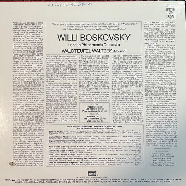 Emil Waldteufel, Willi Boskovsky, London Philharmonic Orchestra : Waldteufel Waltzes Album 2 (LP)