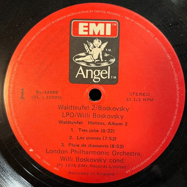 Emil Waldteufel, Willi Boskovsky, London Philharmonic Orchestra : Waldteufel Waltzes Album 2 (LP)