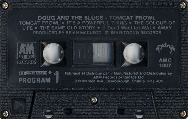 Doug And The Slugs : Tomcat Prowl (Cass, Album, CrO)