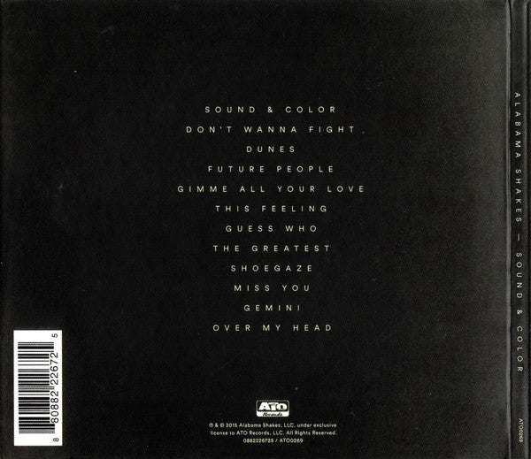 Alabama Shakes : Sound & Color (CD, Album)