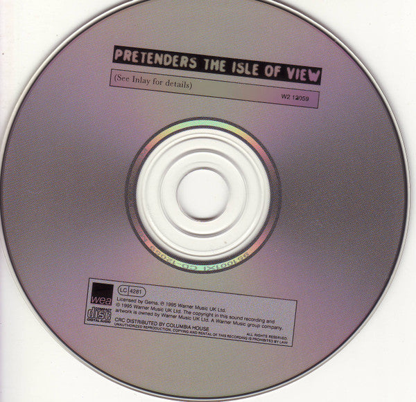 The Pretenders : The Isle Of View (CD, Album, Club)