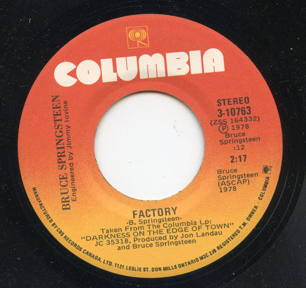 Bruce Springsteen : Prove It All Night (7", Single)