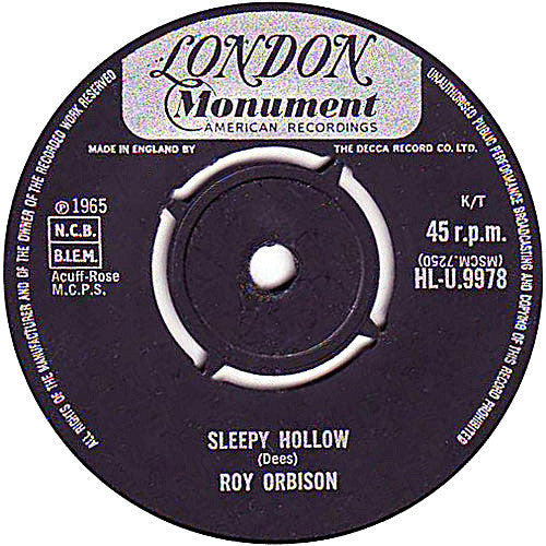 Roy Orbison : (Say) You're My Girl / Sleepy Hollow (7", Single)