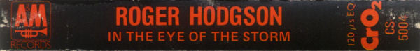 Roger Hodgson : In The Eye Of The Storm (Cass, Album, CrO)