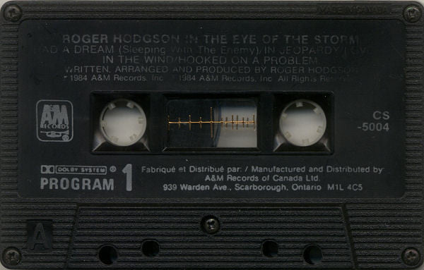 Roger Hodgson : In The Eye Of The Storm (Cass, Album, CrO)