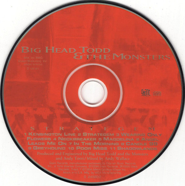 Big Head Todd And The Monsters : Strategem (CD, Album, Club, SRC)